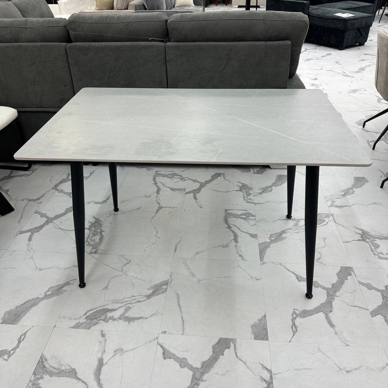 ダイニングテーブルセット4人掛け (Murano25 GRY、PerlaⅡ)