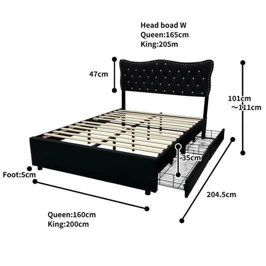 クイーンベッド Linda リンダ