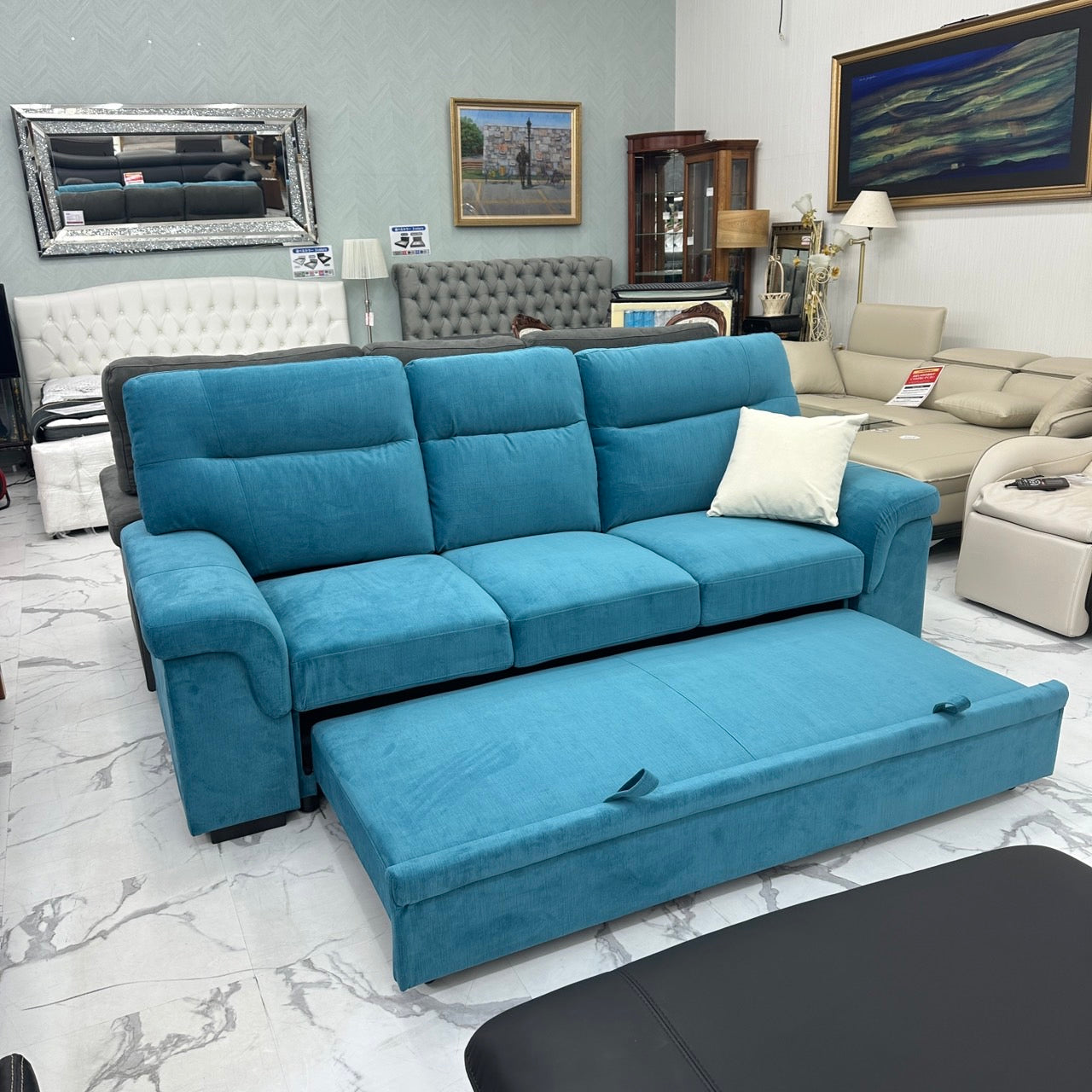 High back sofa RICK2 (GRY)