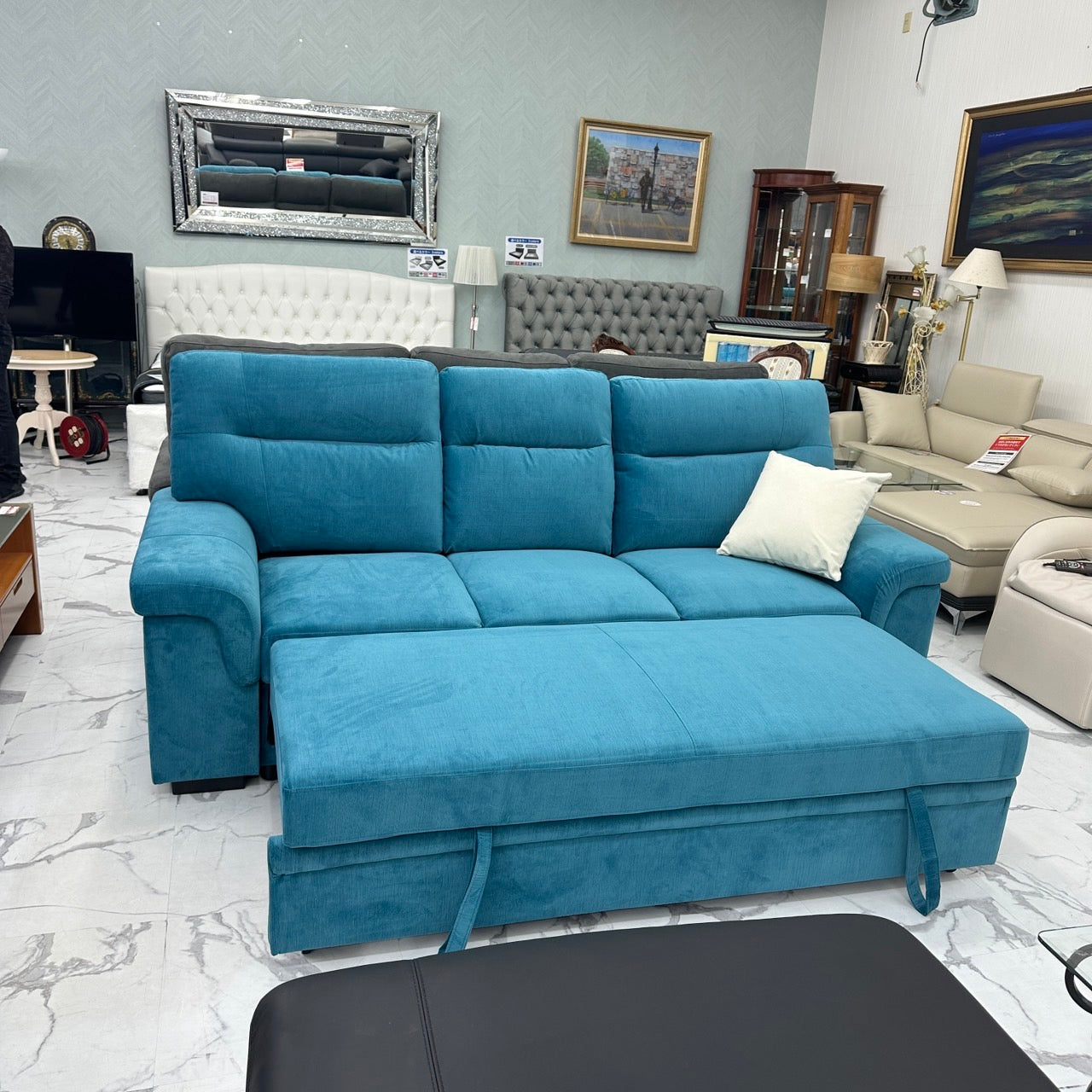 High back sofa RICK2 (GRY)