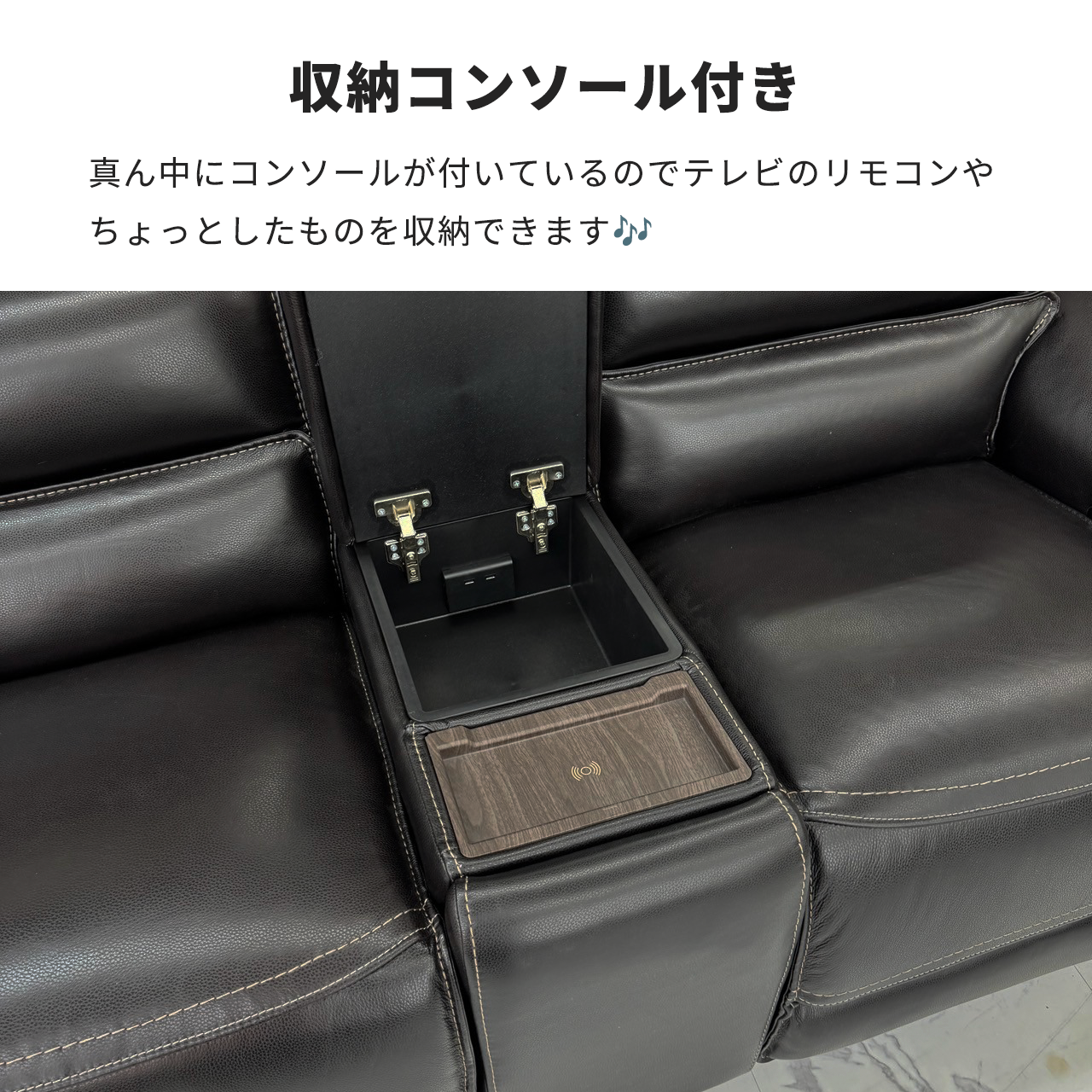 Genuine leather electric reclining sofa Zero Gravity Z1 2seat