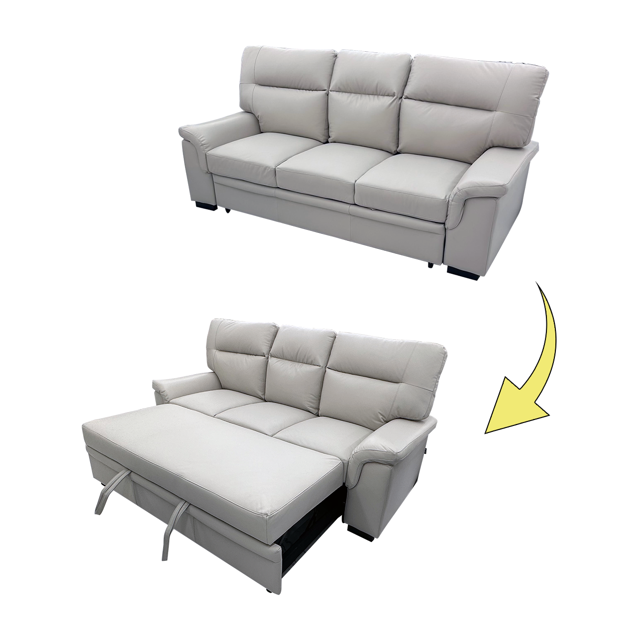 フットレスト付きハイバックソファ Delta デルタ