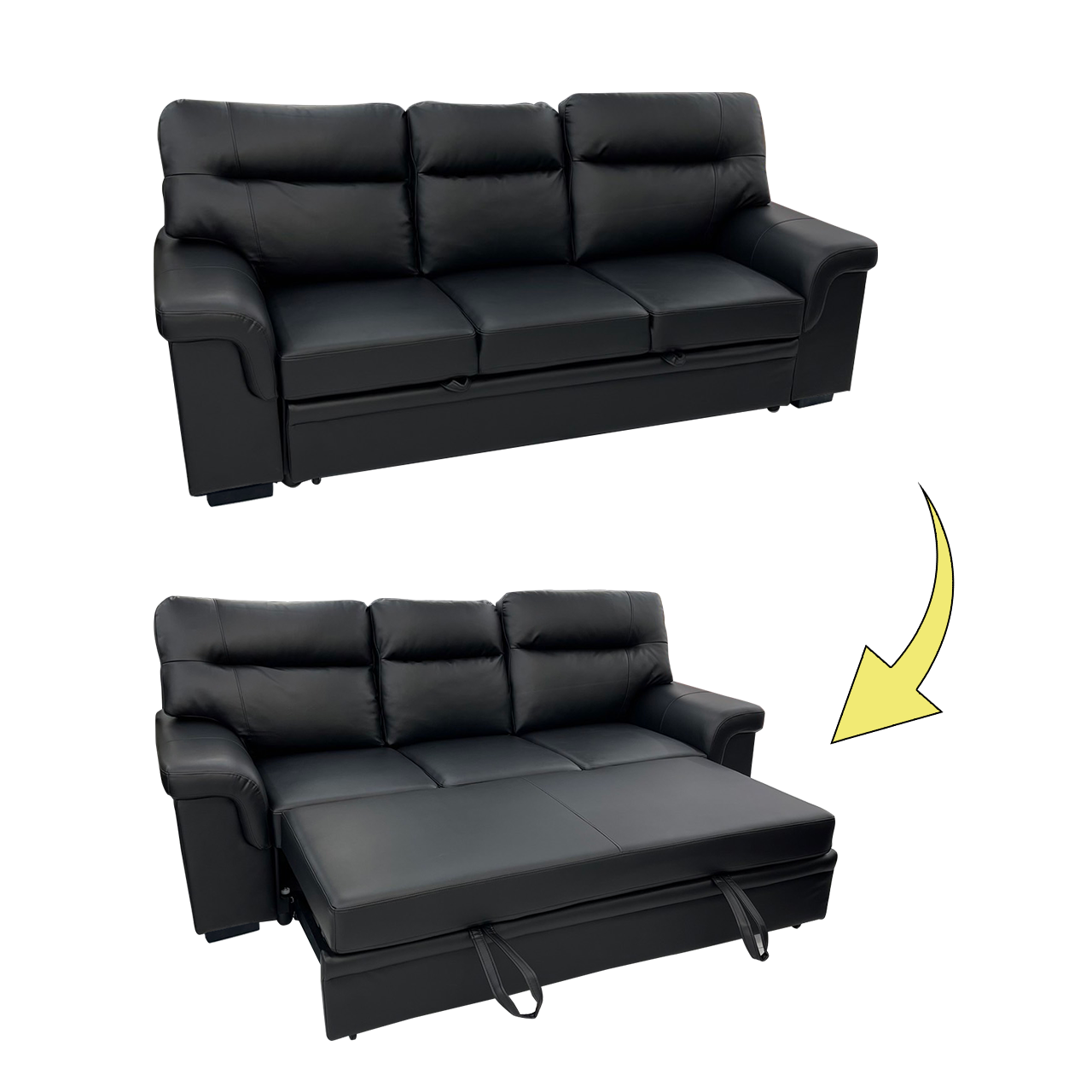 フットレスト付きハイバックソファ Delta デルタ