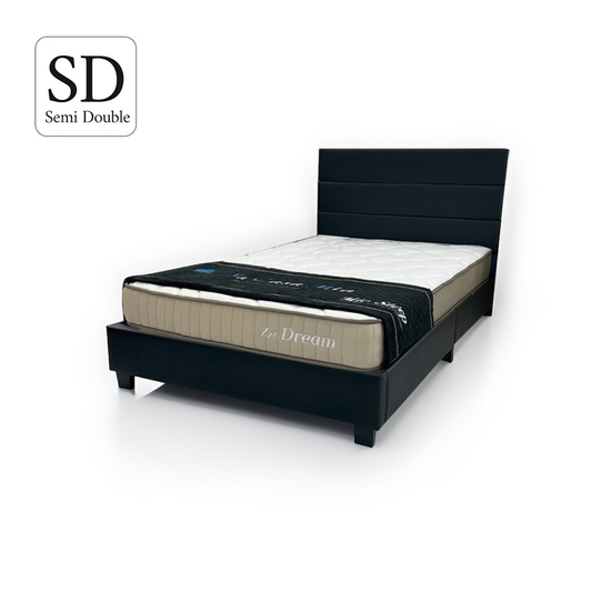 (セット)セミダブルベッド&マットレス( Petit ペチ ,Dream2)