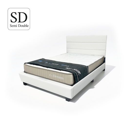 (セット)セミダブルベッド&マットレス( Petit ペチ ,Dream2)