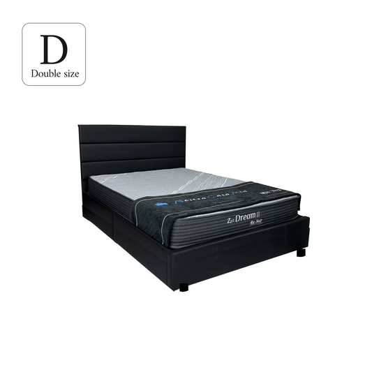 (セット)ダブルベッド&マットレス( Petit2 ペチ2 ,Dream2)