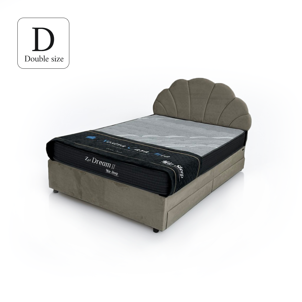 セット）ダブルベッド&マットレス（ Rosa ローザ ,Dream2） – Nostra