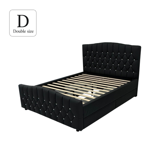 ダブルベッド Standard Bella スタンダード ベラ/ダイアモンドモチーフ