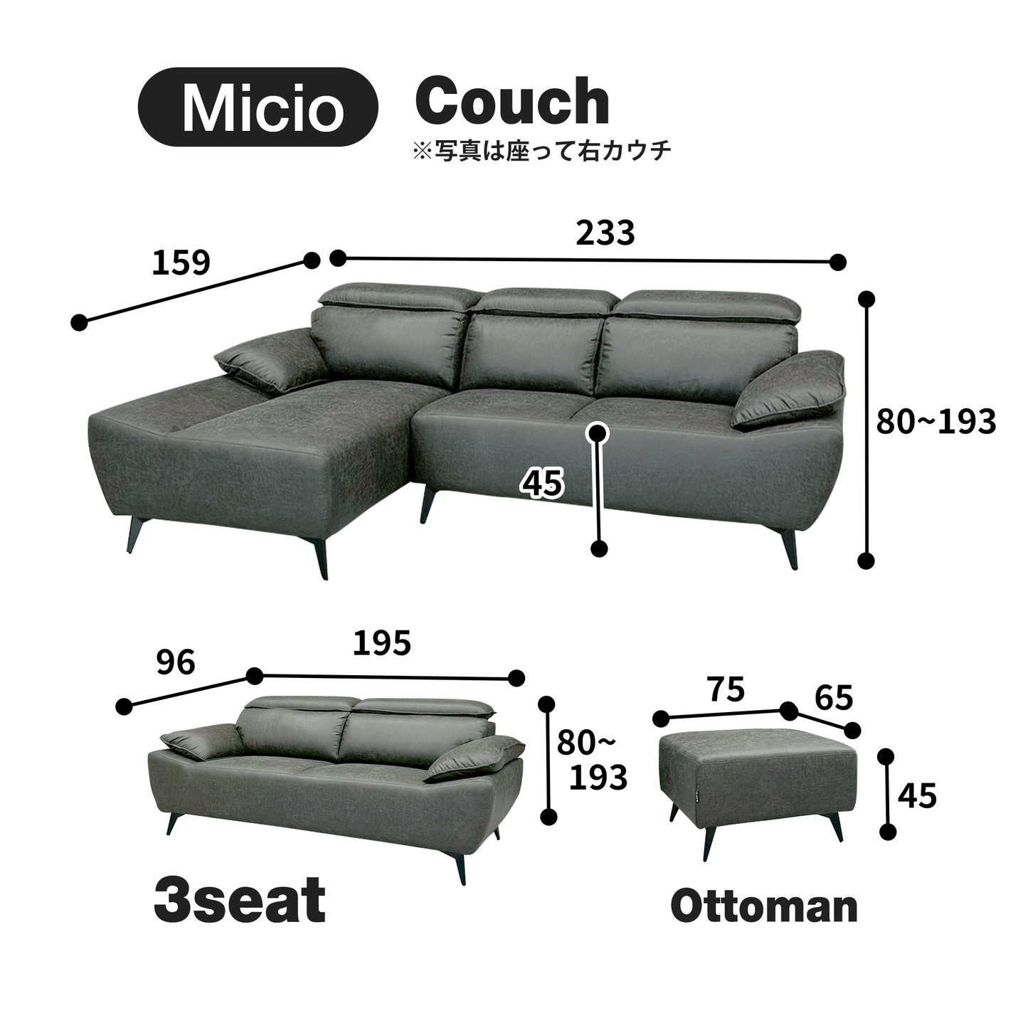 MoCa sofa bed with lift-up storage