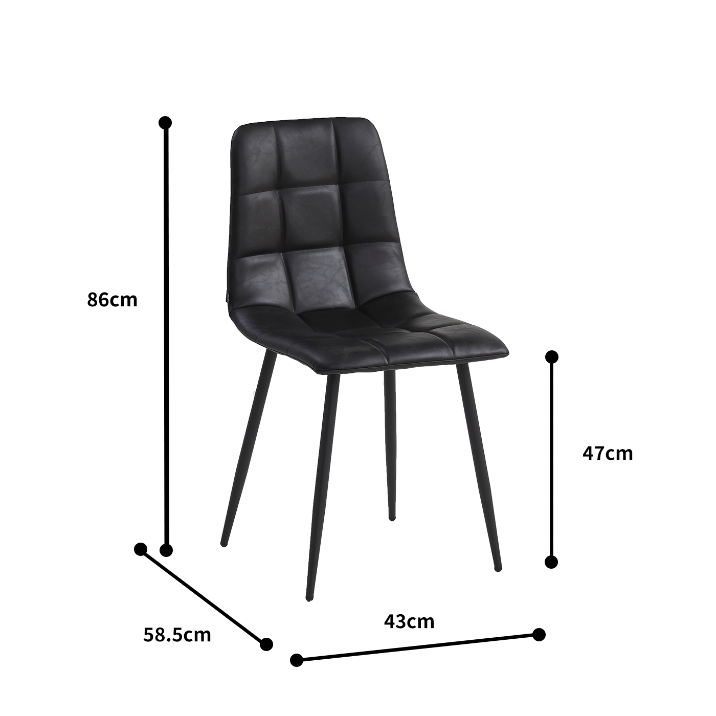 ダイニングテーブルセット6人掛け (MuranoⅢ 180 BK、PerlaⅡ)