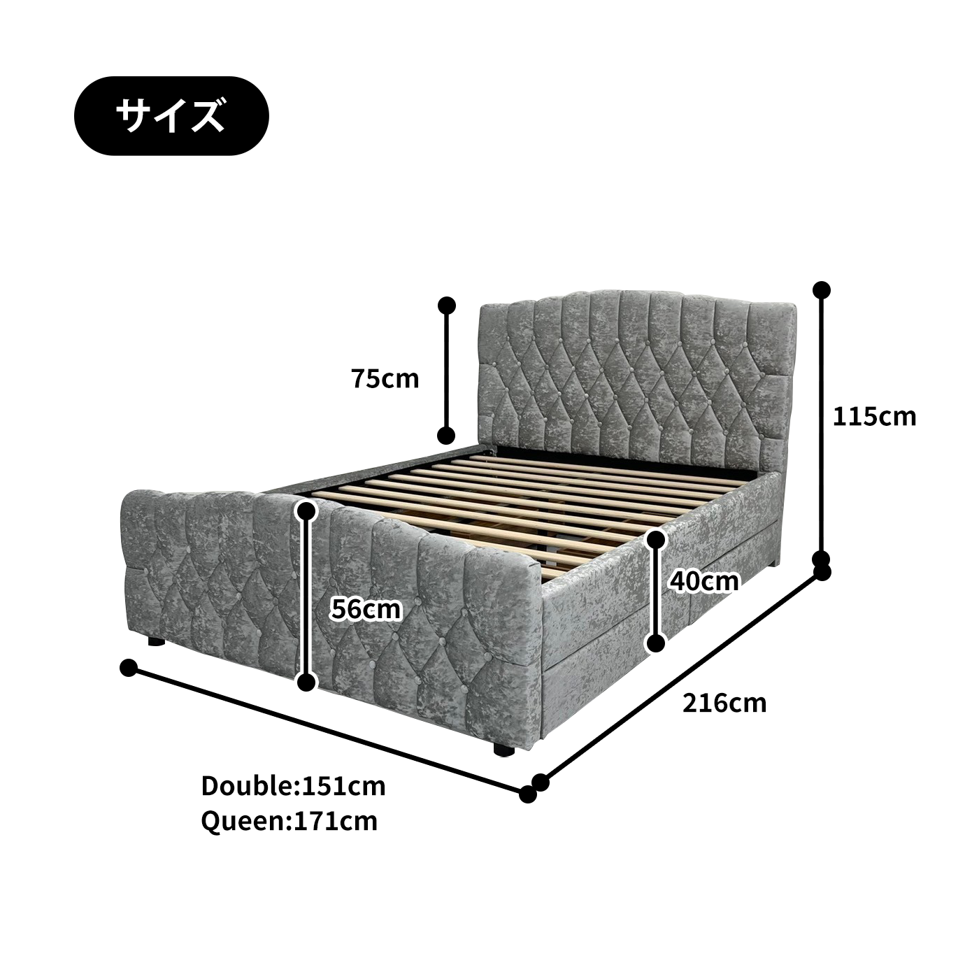 クイーンベッド Standard Bella スタンダード ベラ