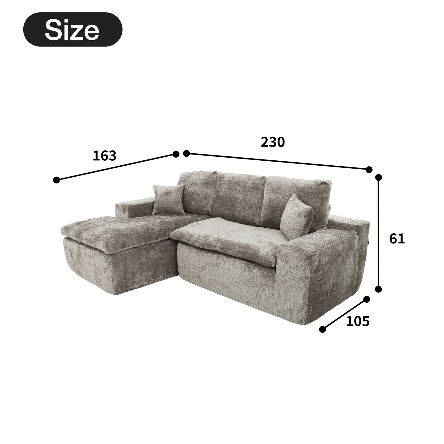 MoCa sofa bed with lift-up storage 