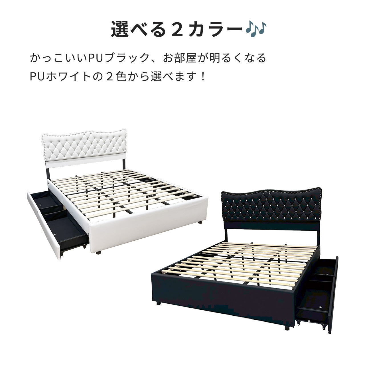 （セット）クイーンベッド&マットレス（ Linda 2リンダ2 ,Dream2）
