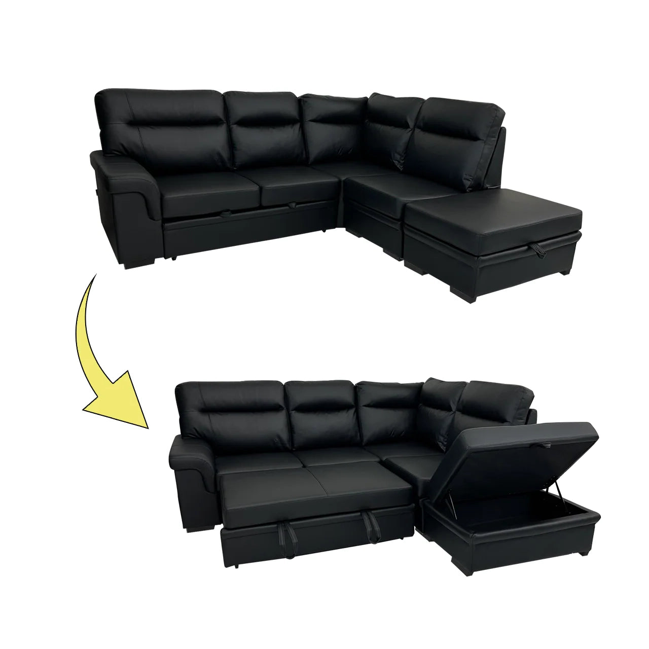 フットレスト付きハイバックソファ Omega オメガ