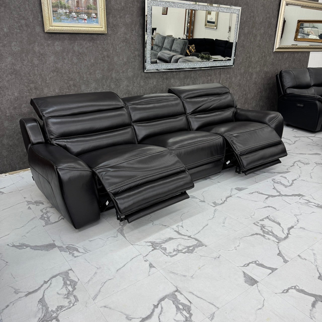 本革 電動リクライニングソファ Zero Gravity Z1 3seat – Casa Mia