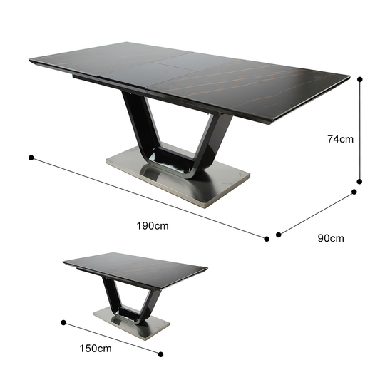 Extendable dining table Milano